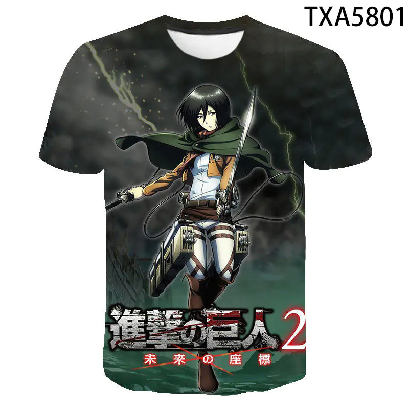 Attack On Titan Unisex Crew Neck T-Shirt - My Anime Haven
