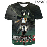 Attack On Titan Unisex Crew Neck T-Shirt - My Anime Haven