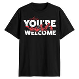 Marvel Deadpool Youre Welcome Adult T-Shirt (BlackXXXL)