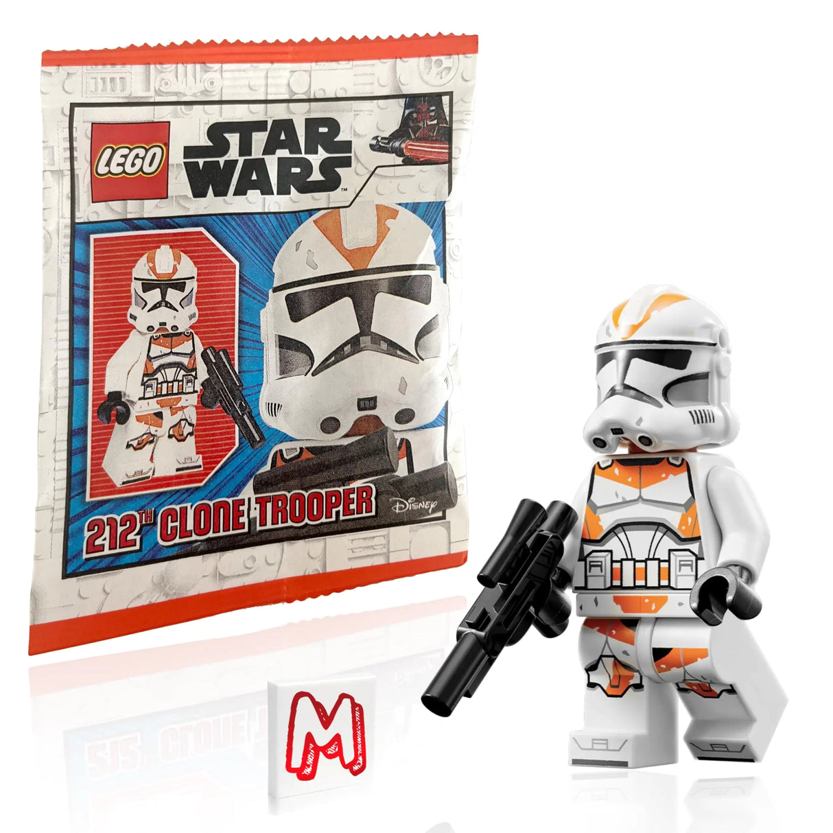LEGO Star Wars Revenge of The Sith Minifigure - Clone Trooper 212th Attack Battalion (Phase 2) with Dirt Stains and Blaster 75337