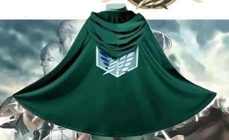 Attack on Titan Eren Cape and Uniform Costume - My Anime Haven