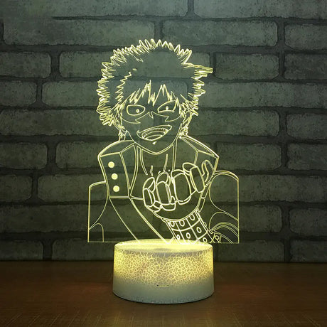 3D My Hero Academia Shoto Todoroki LED Night Light - My Anime Haven