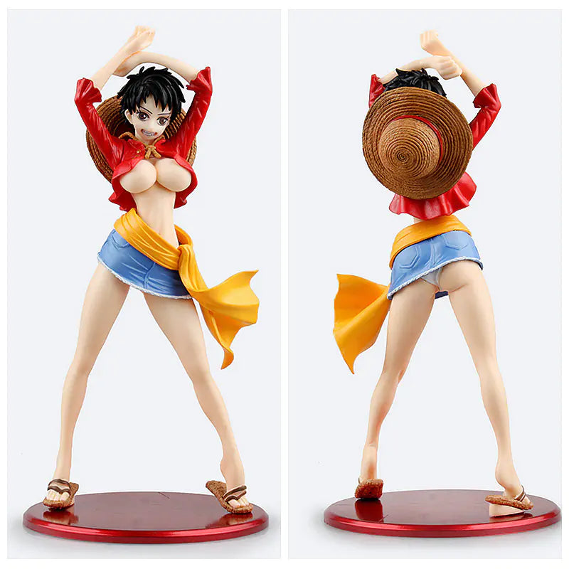 "One Piece Gender Swap Female Luffy Figure Model"