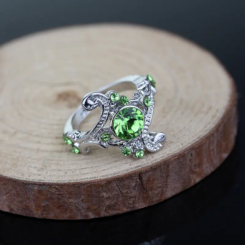 Harry Potter Slytherin Gem Ring