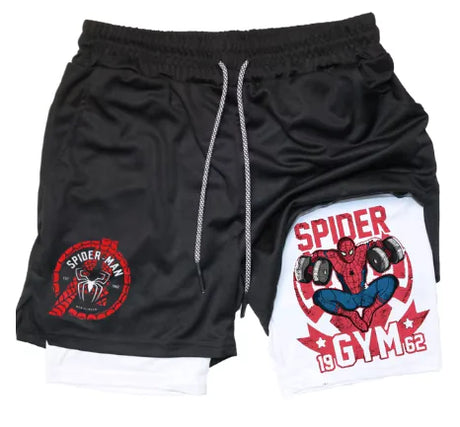 Marvel Spider-Man Venom Gym Shorts Men Fitness - My Anime Haven