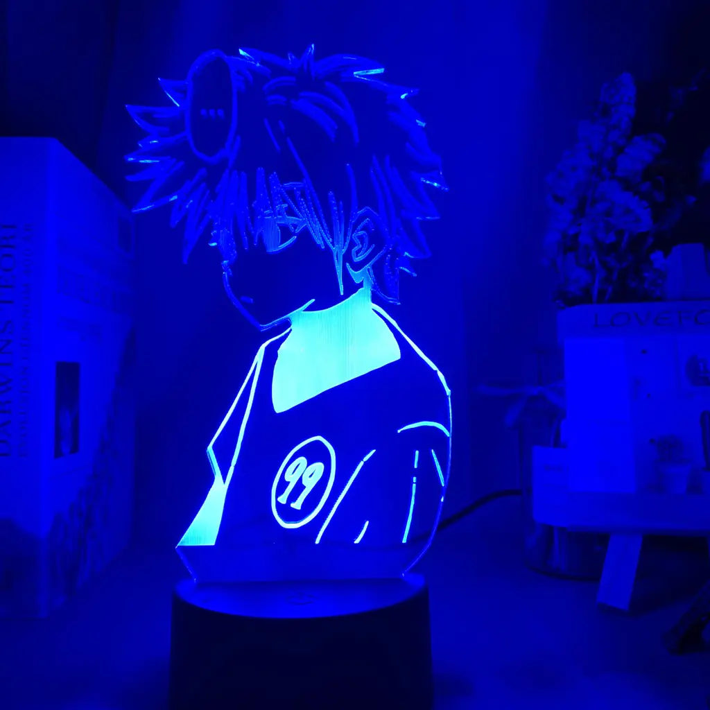 3D Hunter Killua Touch Control USB Night Light