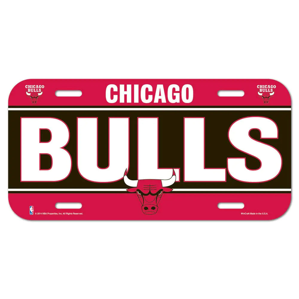 Wincraft NBA Chicago Bulls License Plate