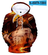 Unisex Hoodie with 3D Fashion Design, Seven Deadly Sins