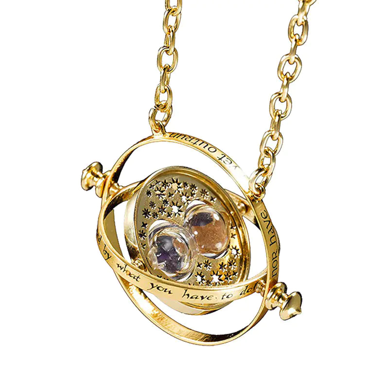 Harry Potter Hourglass Time Turner Necklace Pendant