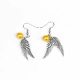 Harry Potter Golden Snitch Earrings - Vintage Style