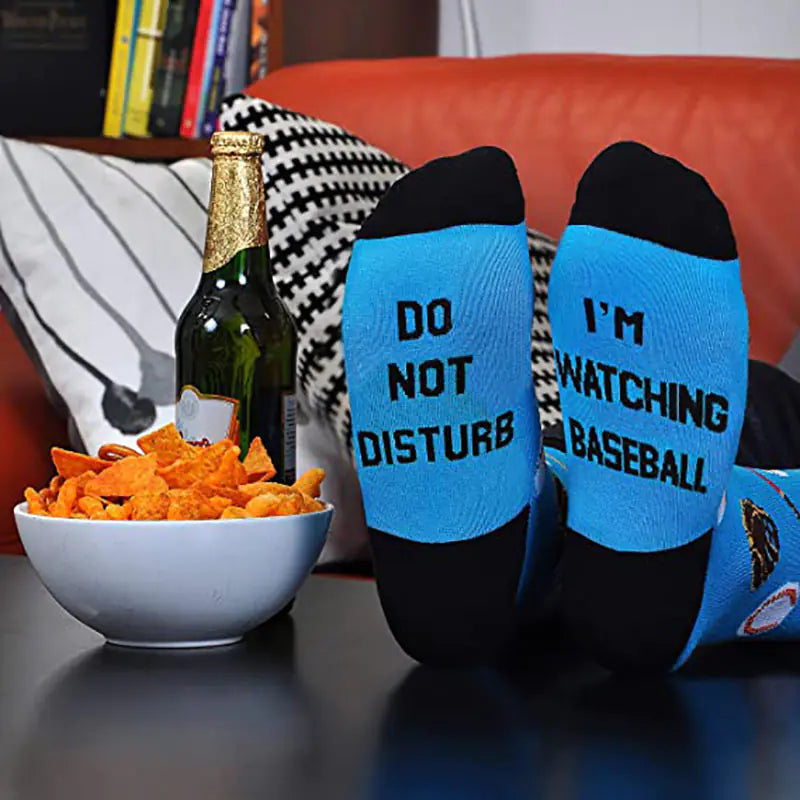 "DO NOT DISTURB I'M GAMING Cotton Socks"