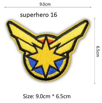 DC & Marvel Embroidered Heat Patches - My Anime Haven