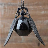 Harry Potter Golden Snitch Pocket Watch Necklace