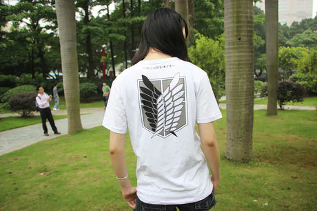 Attack on Titan Short Sleeve Cotton T-Shirt - My Anime Haven